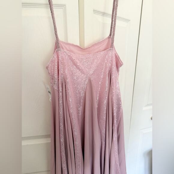 NWT Mestiza New York Margot Sequin Mini Dress Pink Balletcore Size Medium - Picture 10 of 12